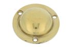 Cache rosace laiton poli Ø 42mm hauteur 13mm