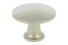 Bouton laiton nickelé petit Ø 23mm H16mm