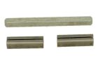 Carré 6 x 75 mm et 2 fourreaux 6 à 8 mm L=30 mm