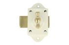 Loquet blanc pour armoire/fenêtre/porte bouton laiton poli