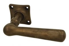 1/2 ensemble de poignée de porte (1916) laiton patiné