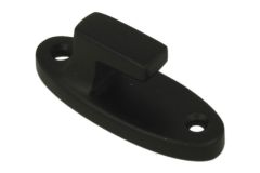 Crochet "Tonmodel 400 Série" laiton noir pour loquet