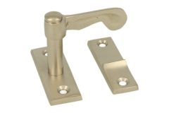 Loquet pour armoire/fenêtre/porte nickel satiné