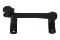 Fléau porte coulissante laiton noir peinture électrostatique