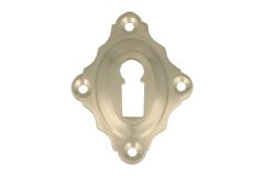 Rosace de fonction en nickel satiné. Prix par pièce