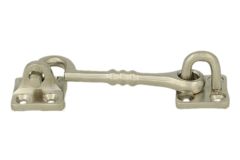 Crochet de toilette en laiton nickel satiné