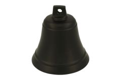 Cloche laiton noire peinture électrostatique Ø 80mm