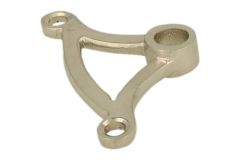Battant nickel satiné pour tirette Cloche & Sonnette