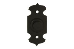 Bouton de sonnette laiton noir 25x55mm