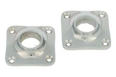 Rosace chromé Ø diamètre 15mm (paire)