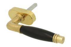 Poignée (1926) laiton poli bois d'ébène