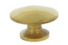 Bouton laiton poli Ø 25mm H 16mm