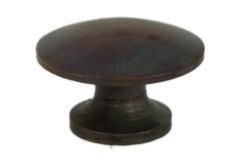 Bouton laiton patiné Ø 25mm H 16mm