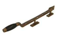 Entrebailleur de fenêtre laiton patiné bakélite 300mm (1932)